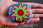 Hand Painted Stones Fish and Flower by StoneArtbyYasmin on Etsy