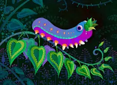 【韩国插画师Kim Dan Bee的创意儿童插画】
韩国插画师Kim Dan Bee可爱的小插画，笔触细腻，用色丰富，诙谐童趣！