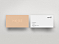 Moire Business Cards