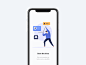 Onboarding Animated app mobile interaction gif ios ux ui design illustration animation