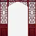 古典雕花窗户免抠png素材_新图网ixintu.com