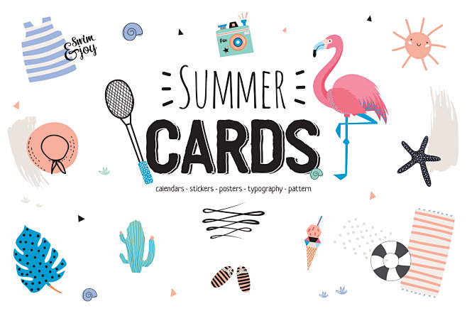 Summer cards, calend...