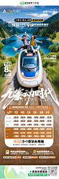 九寨沟 动车 动车旅游 旅游海报