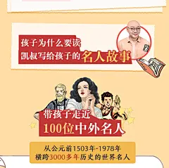 《凯叔名人传 榜样的力量：写给孩子100个名人故事 限免赠凯叔讲故事名人传音频 162个名人故事随书听》(凯叔)【摘要 书评 试读】- 京东图书