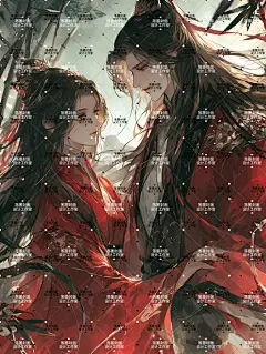AI版权图古风男女901
