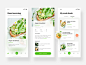 a vegetarian app design : An application concept design designed for vegetarians. Different suggested recipes are launched every day, recipes have data on the carbohydrate and fat content of things, and methods of cooking d...