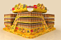 Pringles 3x3m Product Display Stand  : Pringles Product Display Stand 3x3 m