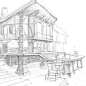 Medieval house sketch, Jeon Hyun ho : https://youtu.be/A9CkLIbeAfQ
https://www.facebook.com/titanicool 
https://www.instagram.com/gj_artwork/