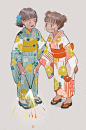 ❤关注公众号：星期五治愈星球，精美插画天天更新