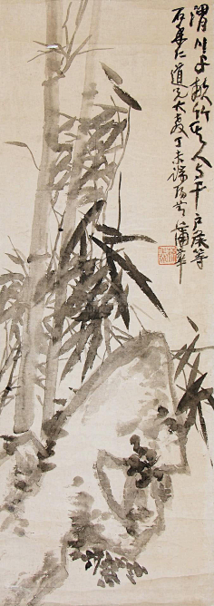 蒲华书画集-花瓣网|陪你做生活的设计师 | 蒲华 竹 挂轴 水墨纸本作品欣赏