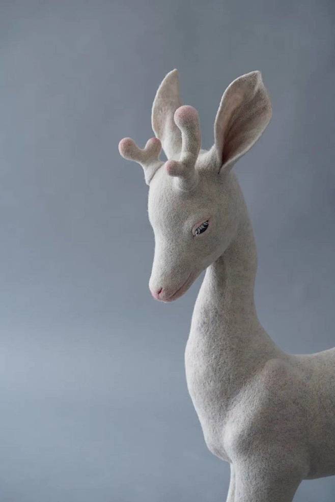 这个85后女孩,用羊毛毡编织童话世界 : 85后女孩殷越,是一名纤维手作