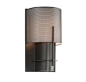 Sonneman Oberon 5.5" CFL Sconce in Black Finish w/ Perforated Shade in Wall Lights, Wall Sconces: <a href="http://ProgressiveLighting.com" rel="nofollow" target="_blank">ProgressiveLighti...</a>