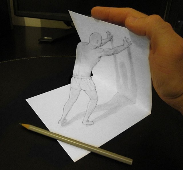 3d铅笔画