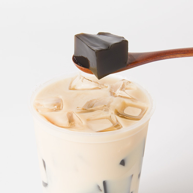 樱桃茶饮广禧烧仙草粉仙草冻黑凉粉芋圆烧仙...