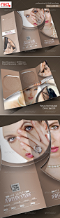 Jewelry Shop Trifold Brochure Template - Corporate Brochures