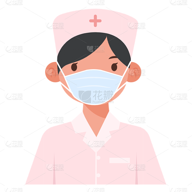 ICON-人物头像职业元素-护士