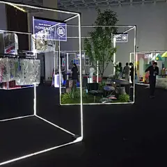 花店装置

