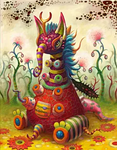 色彩豔麗的日式插畫优秀作品欣赏_设计灵感欣赏