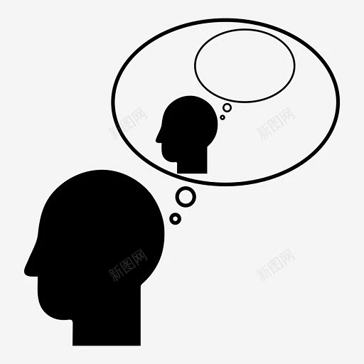 自我反省反思自我意识图标高清素材 反思 思考 推理 自我反省 自我意识 免抠png 设计图片 免费下载-花瓣网