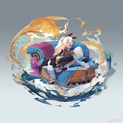 小蜜蜂MH采集到原画-二次元