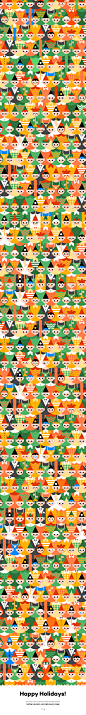 Happy Holidays! on Behance