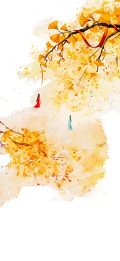 立秋二十四节气海报背景素材