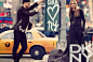 穿梭纽约的双面娇娃！DKNY 2013秋冬广告大片，卡拉·迪瓦伊 (Cara Delevigne) 联袂演绎