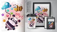 蜜蜂和熊猫，你的主意好了