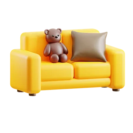 Sofa  3D Icon