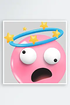 可爱卡通趣味3D立体emoji头像素材