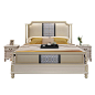 韩精灵实木床美式床双人软包床欧式床简美床现代公主储物床1.8米