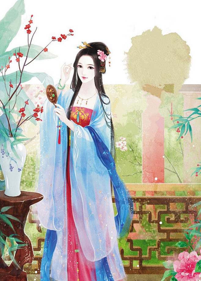 古风手绘美人