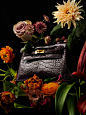Hermes : Drawing inspiration from Flemish Still-Life paintings to evoque the craftsmanship involved in the making of the bags.