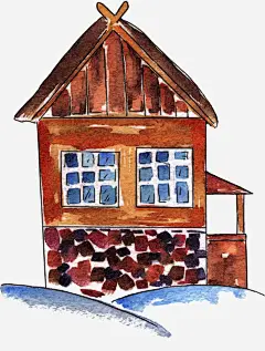 矢量卡通木屋插画新图网 https://ixintu.com 木屋 房子 城市 建筑 高楼 卡通木屋插画 木屋插画 城镇 都市 地产