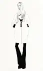 Fashion Illustration by Bijou Karman, via Behance