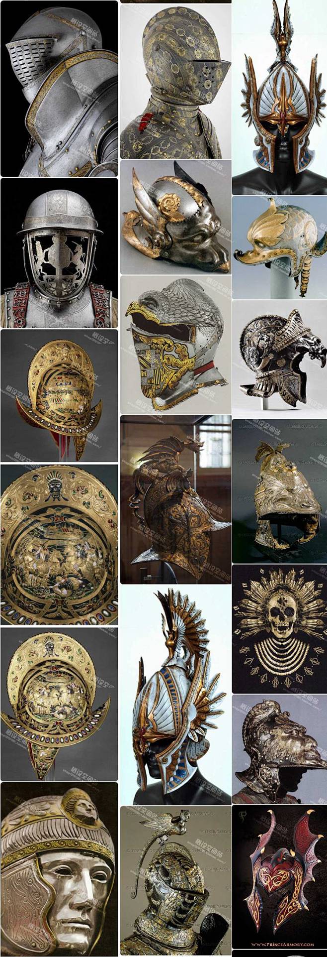 北欧古代中世纪风格鉴赏图集 骑士风 美术...