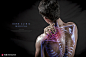 肩部疾病 透视骨骼 黑色背景 医疗健康海报PSD64海报招贴素材下载-优图网-UPPSD