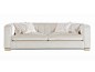 3 seater fabric sofa MAGRITTE by Zanaboni salotti classici: 