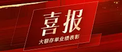 金融银行大额存单业绩表彰喜报贺报公众号首图套装