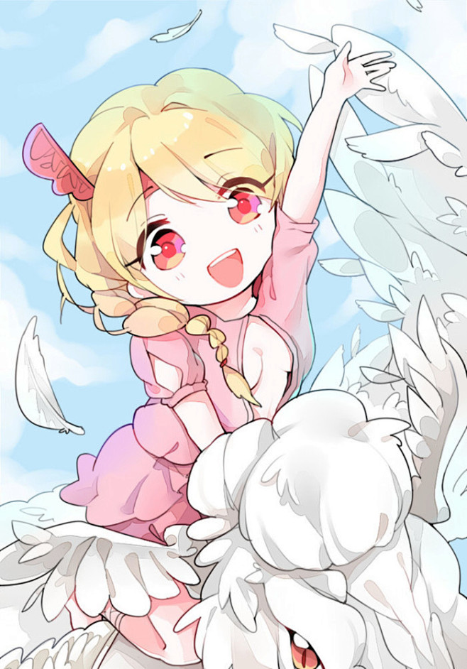 沫沫动漫原创插画手绘二次元少女萌系q版