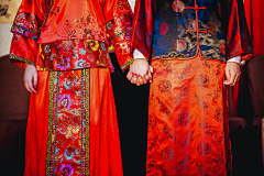 月叶与青叶采集到中式婚礼礼服