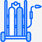 焊接水管工14蓝色图标 页面网页 平面电商 创意素材