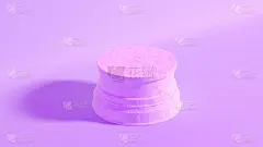 空的,奖杯,圆形,背景分离,空白的,紫色,灰色,环境,底座,图像