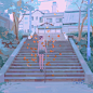 插画师 Amei Zhao 的插画作品，喜欢这个光与色~