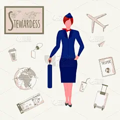 字母,矢量,职业,机舱乘务员,英文字母s,书,可爱的,船,闪卡,练习本