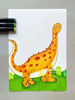 一只大恐龙_4_爱画画的花椒儿_来自小红书网页版