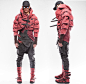 DEMOBAZA Concept Clothing, Armor Clothing, Cyberpunk Clothes, Cyberpunk Fashion, Mode Masculine, Weird Fashion, Unique Fashion, Jacket Drawing, Armadura Cosplay