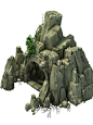 一座非常好看的山洞，盘龙洞，精细的山石，石头，山洞-CG模型网（cgmodel)-专注CG模型