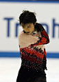 Yuzuru Hanyu of Japan competes in the Men's free program during day three of the ISU Grand Prix NHK Trophy at Nippon Gaishi Arena on October 24 2010...