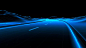 蓝色虚拟科技道路图片